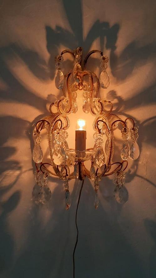 Oud wandlampje 24 00 (nuzzelspul), Antiek en Kunst, Antiek | Lampen, Ophalen of Verzenden