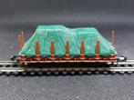 Minitrix 13266 - Rongenwagen Klm441 met dekzeil (14030), Hobby en Vrije tijd, Modeltreinen | N-Spoor, Gebruikt, Gelijkstroom, Trix