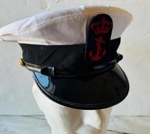 Marine Platte Pet Matroos Militaire Werkman, Verzamelen, Militaria | Algemeen, Marine, Helm of Baret, Nederland, Verzenden