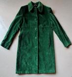 Supergave groene fluwelen jas, Verzenden, Zo goed als nieuw, Maat 36 (S), Groen