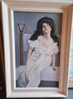 Victorian Schilderij met Lijst, Ophalen of Verzenden