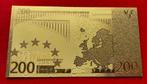 Gouden 200 euro biljet, Postzegels en Munten, Bankbiljetten | Europa | Eurobiljetten, Los biljet, Duitsland, Ophalen of Verzenden