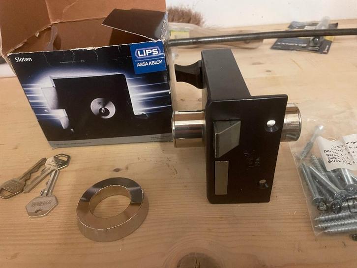 opleg veiligheids cilinderslot, Doe-het-zelf en Verbouw, Hang- en Sluitwerk, Zo goed als nieuw, Slot, Rvs, Ophalen of Verzenden