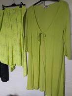 Prachtige zomer kleurige jasje vest mosterdgeel/groen 40 42, Kleding | Dames, Groen, Maat 38/40 (M), Zo goed als nieuw, Verzenden