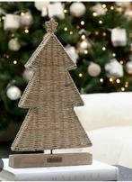 Zgan  riviera maison  rattan kerstboom, Diversen, Kerst, Ophalen of Verzenden, Zo goed als nieuw
