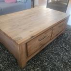 Salontafel Mangohout met lades, Huis en Inrichting, Tafels | Salontafels, 100 tot 150 cm, Zo goed als nieuw, Modern, Minder dan 50 cm