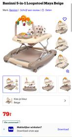 Bannini Loopstoeltje/Wipstoeltje - Zo goed als nieuw!, Ophalen of Verzenden, Zo goed als nieuw