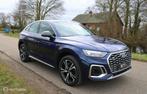 Audi Q5 sportback 45 TFSI Quattro / S-Line / Navi / Carplay, Gebruikt, Zwart, 4 cilinders, Blauw
