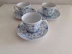3 kop en schotels Blau Saks Saksisch Blauw, Huis en Inrichting, Keuken | Servies, Ophalen, Zo goed als nieuw, Overige stijlen