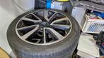 19” originele Nissan Qashqai J11 velgen + Pirelli POWERGY ba, 19 inch, Gebruikt, Velg(en), Ophalen of Verzenden