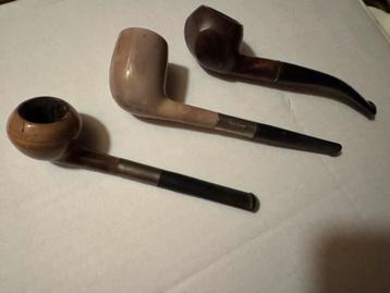 3 Oude Tabakspijpen - Collectie beschikbaar voor biedingen