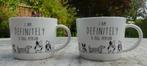 DUTCH ROSE Design Servies o.a 2 x Mok I AM A DOG PERSON, Nieuw, Ophalen of Verzenden, Overige stijlen, Kop(pen) en/of Schotel(s)