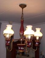 brocante lamp, Huis en Inrichting, Ophalen, Gebruikt, Glas