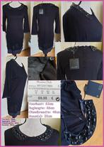 MASSIMO DUTTI dun gebreide jurk met leuke kraag maat S nieuw, Massimo Dutti, Zwart, Nieuw, Ophalen of Verzenden