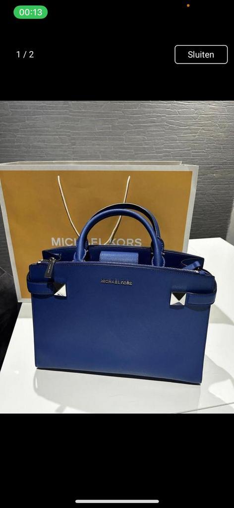 Nieuwe Michael Kors Tas - Blauw, Sieraden, Tassen en Uiterlijk, Tassen | Damestassen, Nieuw, Handtas, Blauw, Ophalen of Verzenden