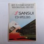 Leuke oude sticker.   SANSUI  CD Spelers., Verzamelen, Ophalen of Verzenden, Zo goed als nieuw, Overige typen