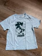 Blauw Sonic shirt H&M maat 110/116 - zgan!, H&M, Ophalen of Verzenden, Zo goed als nieuw, Shirt of Longsleeve