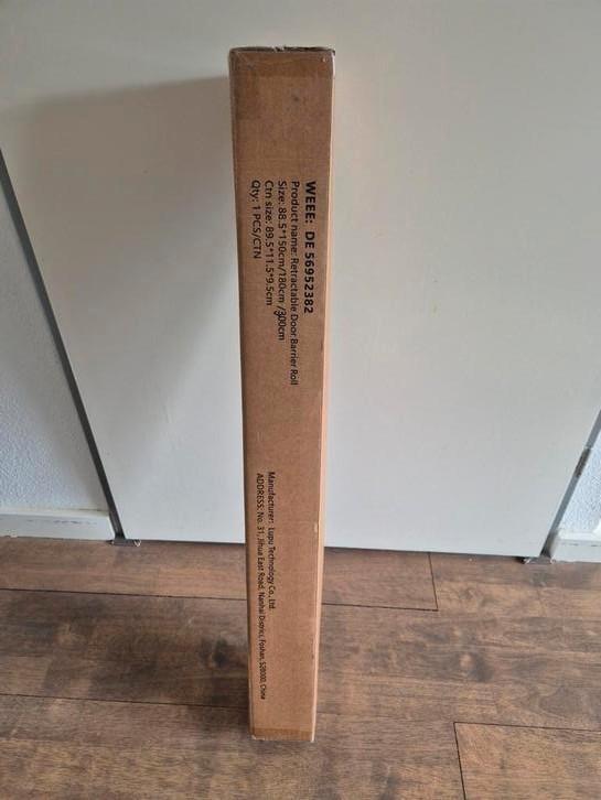 uitschuifbaar veiligheidshek  3m, Kinderen en Baby's, Traphekjes, Nieuw, Oprolhekje, Overige materialen, 115 cm of meer, Ophalen of Verzenden