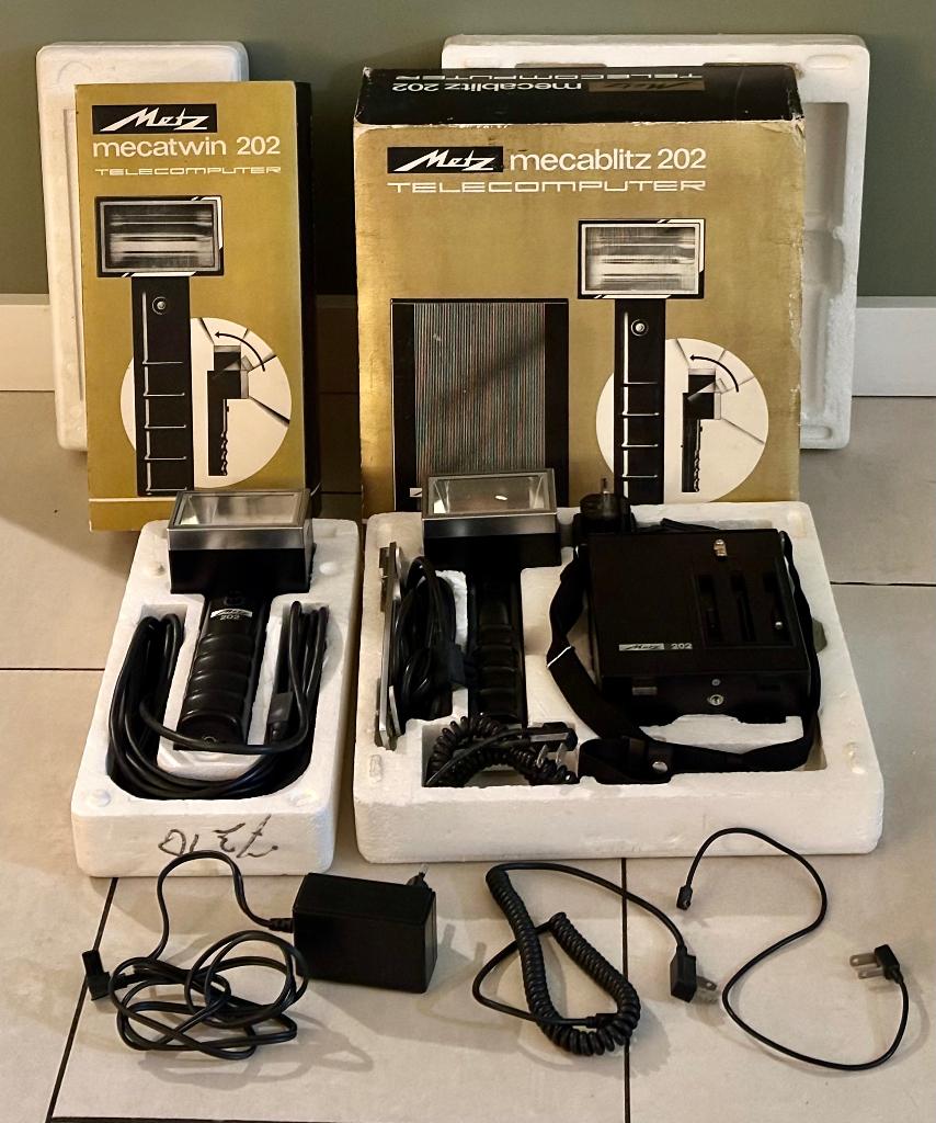 METZ 202 mecablitz flitsers, Ophalen of Verzenden, Gebruikt, Metz