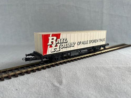 Lima Rail Hobby containerwagon in OVP, Hobby en Vrije tijd, Modeltreinen | H0, Zo goed als nieuw, Wagon, Gelijkstroom of Wisselstroom