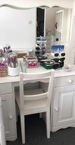 witte kapspiegel, Ophalen of Verzenden, Rechthoekig, Minder dan 50 cm, Minder dan 100 cm