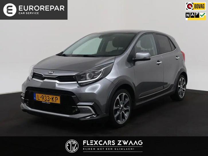Kia Picanto 1.0 T-GDi 100pk X-Line 5p - Leder - Navi - Clima, Auto's, Kia, Bedrijf, Te koop, Picanto, ABS, Achteruitrijcamera