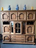 Eiken wandmeubel, Huis en Inrichting, Kasten | Wandmeubels, Ophalen, Gebruikt, 200 cm of meer, Eikenhout