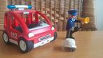 playmobil 3177 brandweer volgwagen, Kinderen en Baby's, Speelgoed | Playmobil, Ophalen of Verzenden, Gebruikt