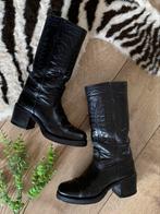 Sendra retro boots blokhak 38 western boots bohemian laarzen, -, Zwart, -, Ophalen of Verzenden