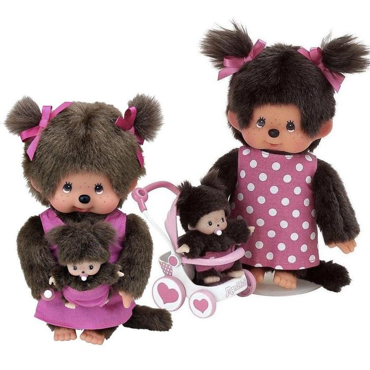 Monchhichi, Kinderen en Baby's, Speelgoed | Knuffels en Pluche, Nieuw, Overige typen, Verzenden