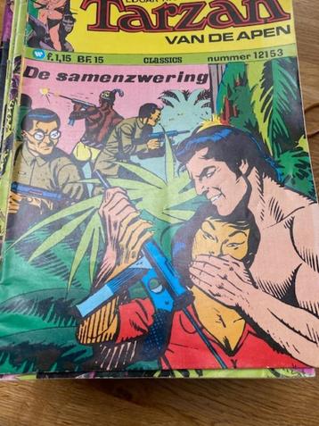 300 stuks strips van Tarzan van de Apen zie hieronder de num beschikbaar voor biedingen