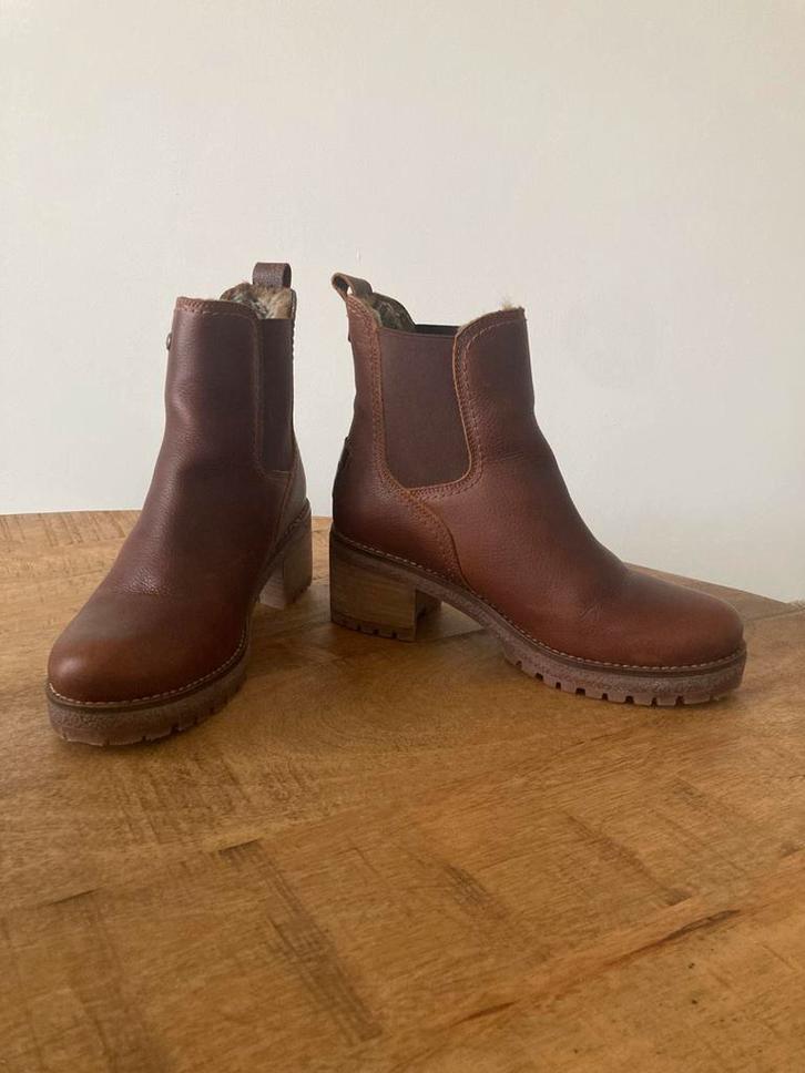 Panama Jack Pia B19 chelsea boots, Kleding | Dames, Schoenen, Zo goed als nieuw, Lage of Enkellaarzen, Bruin, Ophalen