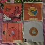 4x jimi Hendrix 7" inch x 45Rpm vinyl singles, Verzenden, Zo goed als nieuw, Overige formaten, Poprock
