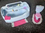 Sindy bad en toilet met accessoires voor Barbie poppen, Ophalen of Verzenden, Zo goed als nieuw, Barbie