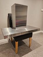 Etna afzuigkap RVS 90cm - Recirculatie/Afvoer, Ophalen, Gebruikt, Wandschouwkap, Motor
