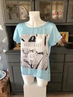 Leuk top van Bella Ragazza maat L, Maat 38/40 (M), Douwenmaat 8-3 Meppel, Info@again.nu, Blauw