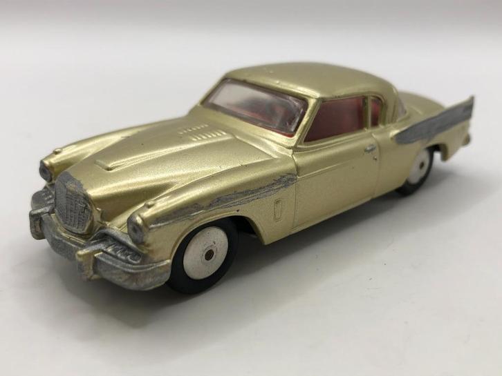 Corgi Toys 211S Studebaker Golden Hawk goud REPAINT - M4, Hobby en Vrije tijd, Modelauto's | 1:43, Gebruikt, Auto, Corgi, Ophalen of Verzenden