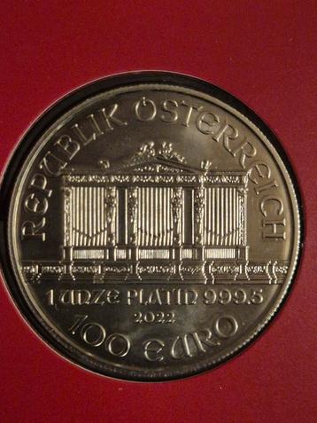 Oostenrijkse Philharmoniker Platina 2022 1oz beschikbaar voor biedingen
