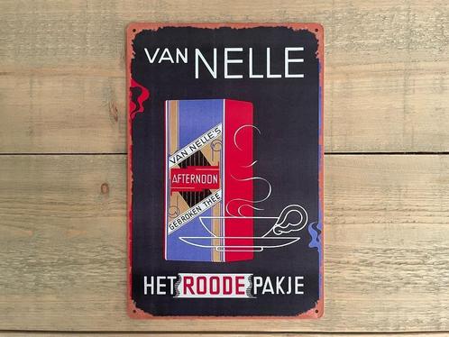 Reclamebord Van Nelle Thee 20x30, Verzamelen, Merken en Reclamevoorwerpen, Zo goed als nieuw, Reclamebord, Ophalen of Verzenden