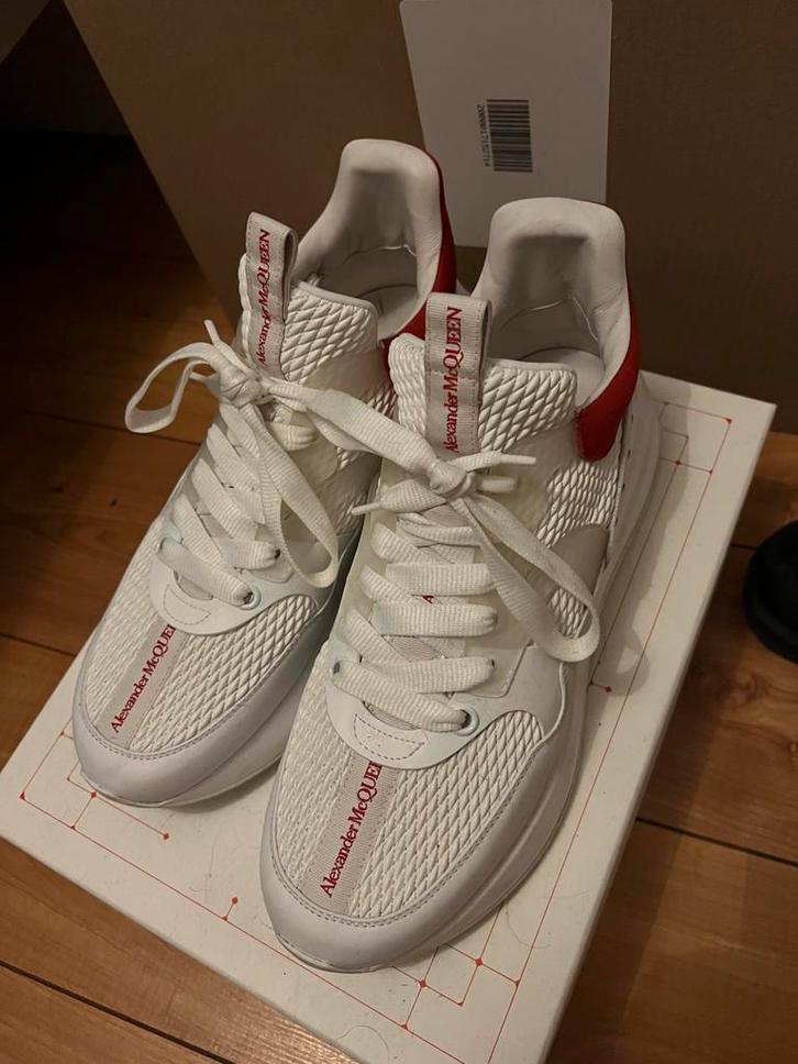Alexander McQueen maat 43, Kleding | Heren, Schoenen, Gedragen, Sneakers of Gympen, Wit, Ophalen