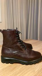 Sioux veterboots leer 39H donkerbruin zeer weinig gedragen, Bruin, Sioux, Overige typen, Ophalen of Verzenden