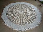 Gehaakt wit rond kleed, Ophalen of Verzenden, Gebruikt, Haken, Overige typen