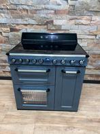 Luxe Smeg INDUCTIE Fornuis 5 zones 3 ovens 90 cm, 60 cm of meer, Ophalen of Verzenden, Zo goed als nieuw, Energieklasse A of zuiniger