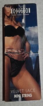 !! NIEUW !! Wolford Velvet Lace mini string, Kleding | Dames, Wolford, Ophalen of Verzenden, Beige, String