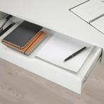 IKEA ALEX plank met lades + 3x SANDSHULT wanddrager – wit, Ophalen, Zo goed als nieuw