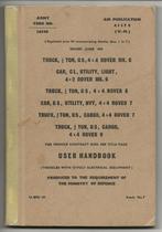 Landrover reparatieboek 1/4 ton 4 x 4 leger, Ophalen of Verzenden