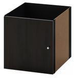 Deurtje deur ikea zwart kallax expedit inzet, Ophalen, Minder dan 50 cm, 1 of 2 laden, Minder dan 100 cm