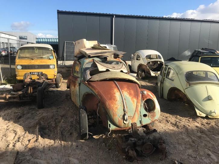 4 X VW Kever 1959 1960 1961 en 1967 in 1 koop, Auto's, Oldtimers, Bedrijf, Volkswagen, Handgeschakeld, Ophalen