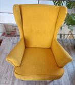 Stoffen Oorfauteuil IKEA Strandmon, Huis en Inrichting, Fauteuils, Ophalen, Zo goed als nieuw