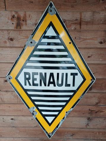 Renault Emaille Reclamebord  beschikbaar voor biedingen